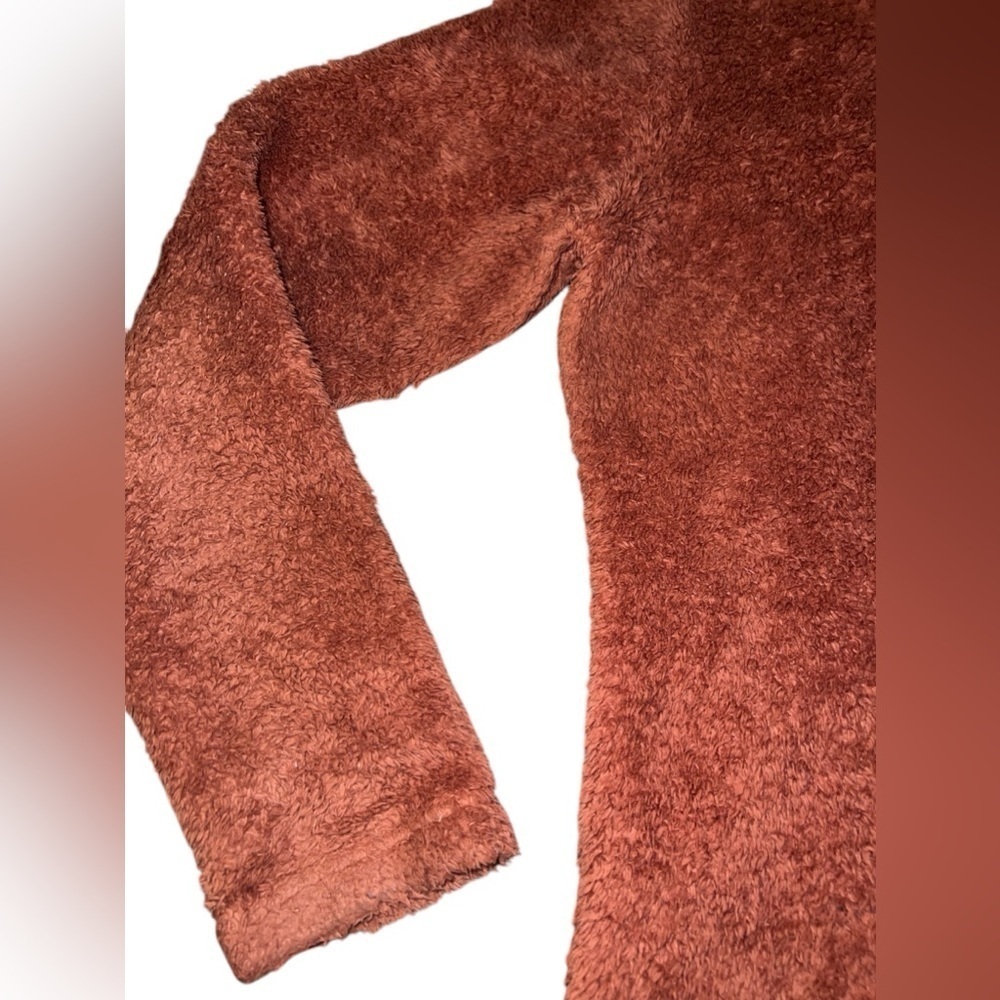 Patagonia Women’s Los Gatos Quarter Zip Fleece Large Burnt Orange Jacket Active - Picture 5 of 12